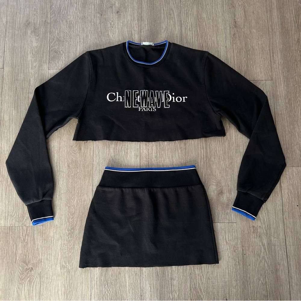 Christian Dior Ne Wave Crew Neck made into two piece